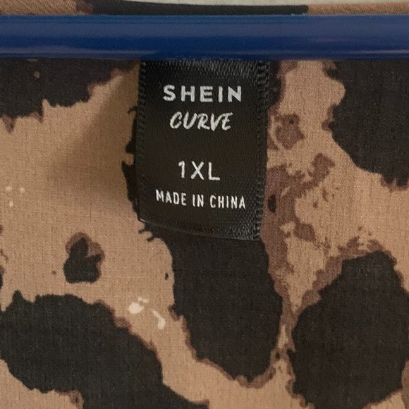 SHEIN  Plus Leopard Print Tunic - NWOT - Picture 5 of 6